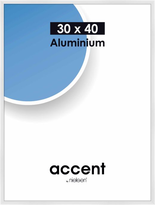 Accent Aluminium Wit Glossy